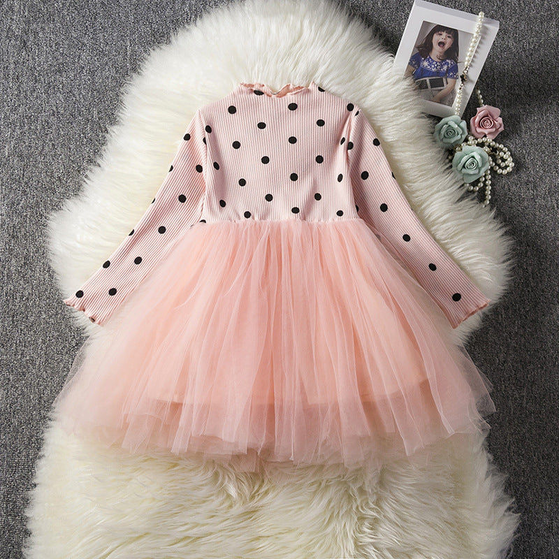 Tutu-Kleid für Baby Girls – Langarm mit Spitze