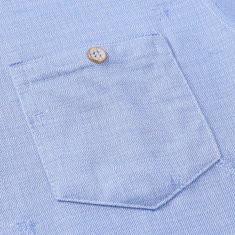 Herren Langarm-Shirt mit Reverskragen