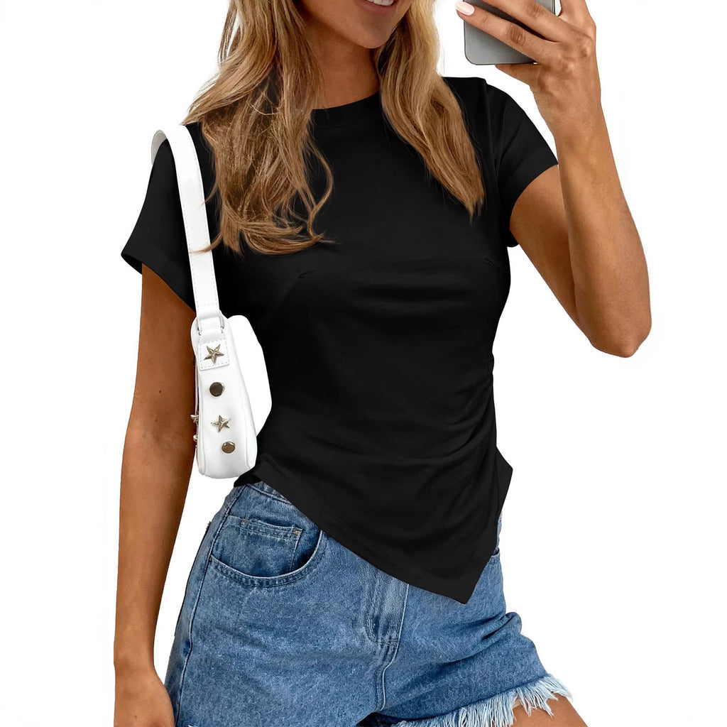 Y2K Asymmetrisches Plissees Top