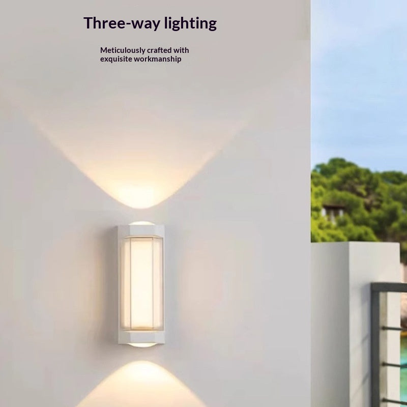 Doppelseiten-Wandlampe für Garten & Terrasse – Bild 4 | LuxeStyle