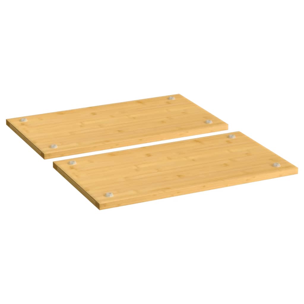 Herdabdeckplatten 2er-Set aus Bambus