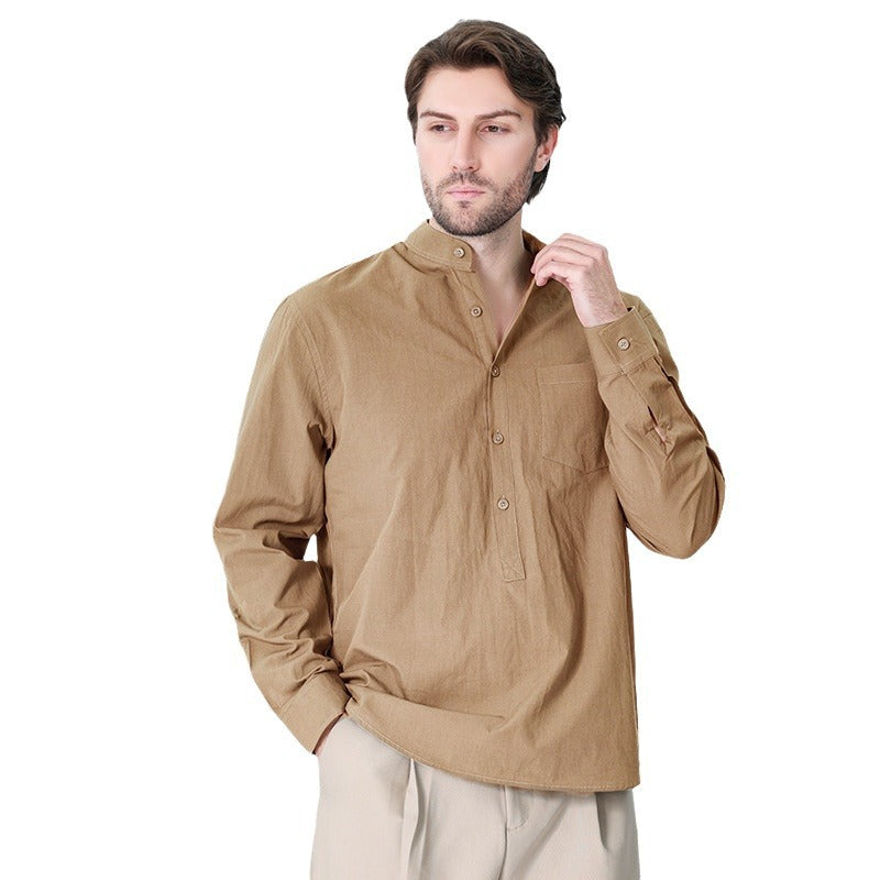 Herren Baumwollhemd – Lässiger Stil – Bild 7 | LuxeStyle