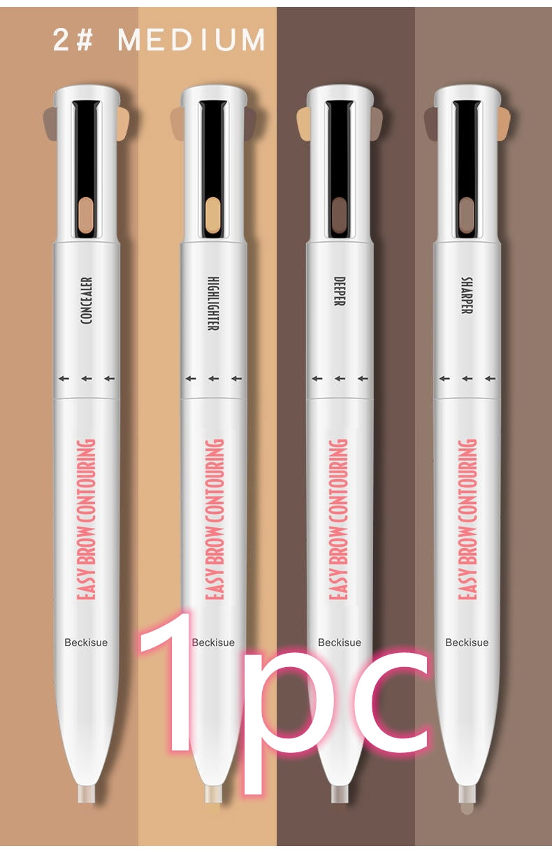 Brow Pencil Spinning Round – 3‑in‑1 Augenbrauenstift – Bild 13 | LuxeStyle