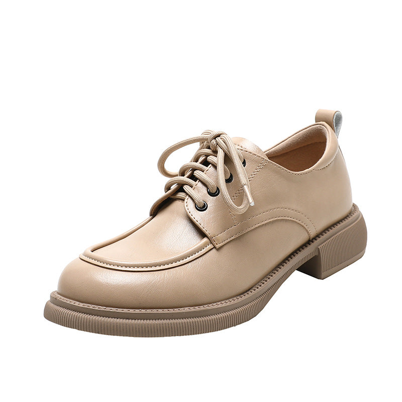 Britische Schnürschuhe aus Leder für Damen