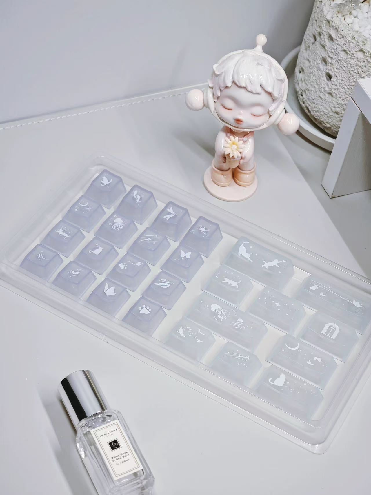 PC Fog-Transparent Tastenkappen – Ansicht 7