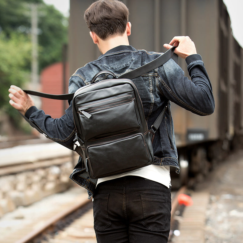 Lederrucksack für Männer – Bild 2 | LuxeStyle