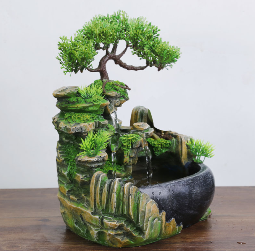 Luftbefeuchter mit Fels- und Wasserfall-Design – Bild 4 | LuxeStyle