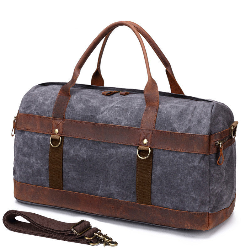 Robuste Schulter-Reisetasche aus Canvas – Bild 7 | LuxeStyle