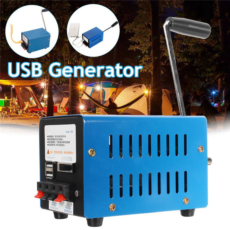 USB Notfall-Handkurbelgenerator