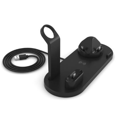 4-in-1 Wireless Ladestation mit Schnellladefunktion