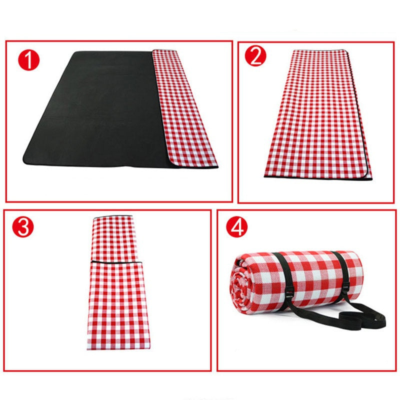 Wasserdichte Picknickdecke 200x200cm – Bild 4 | LuxeStyle