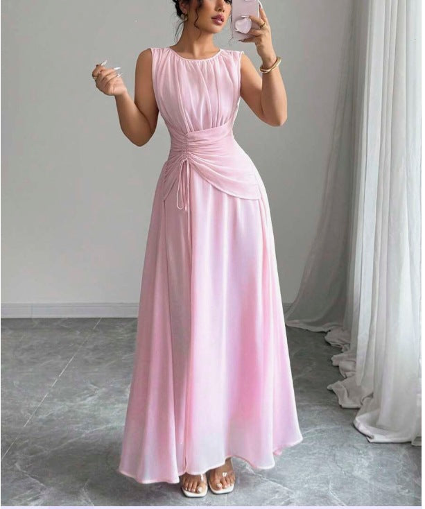 Langärmellose Chiffon-Dress – Bild 8 | LuxeStyle