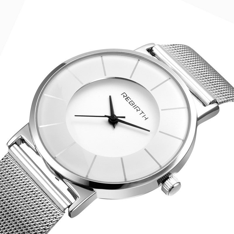 Stahlmesh-Wasserfeste Armbanduhr mit Zeiger – Bild 3 | LuxeStyle