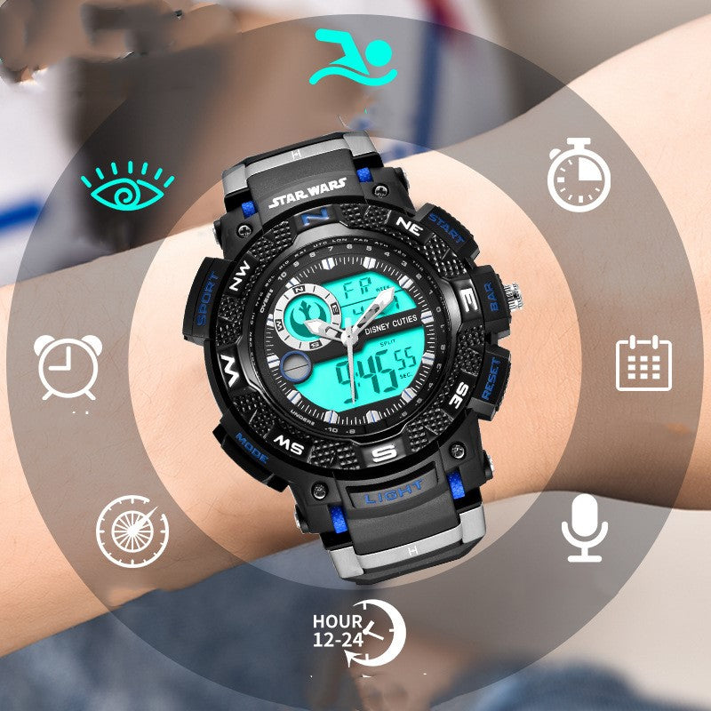 Quarz-Armbanduhr mit Dual-Display, 56 mm – Bild 7 | LuxeStyle