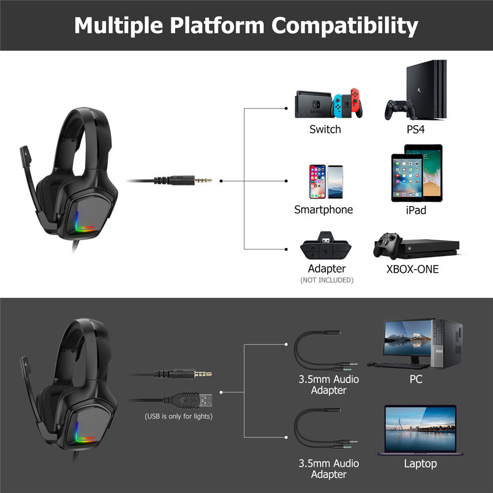 Tarnfarben Headset mit Mikrofon – Bild 5 | LuxeStyle
