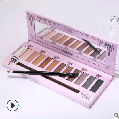 Kelly Lidschatten-Palette, 12 Farben matt – Bild 16 | LuxeStyle