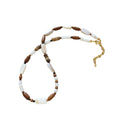 Tiger Eye Stein & Muschelperlenhalskette 41–50 cm – Bild 4 | LuxeStyle