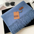 Tassel-Schal aus Kaschmir-Optik, rot | LuxeStyle