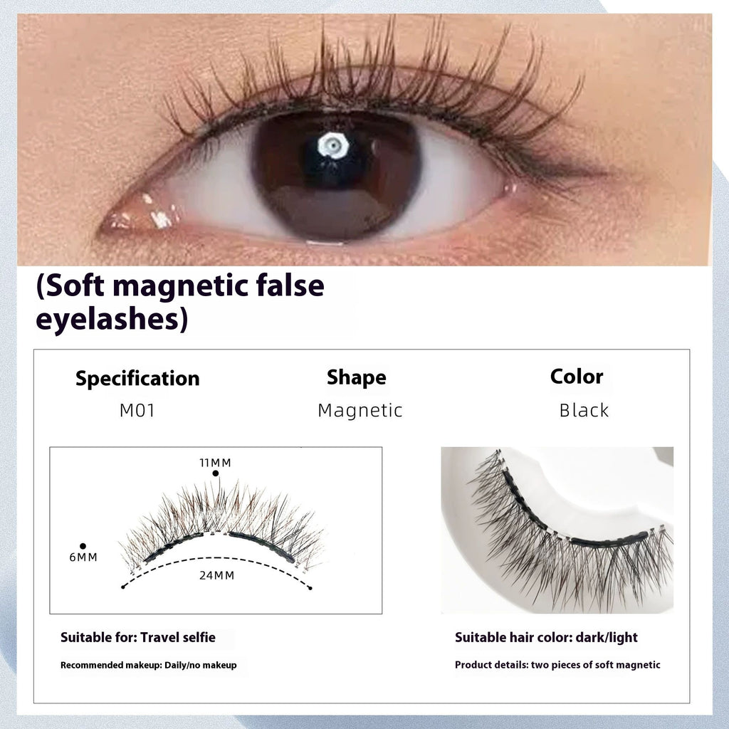 Natürliche magnetische Wimpern langlebig