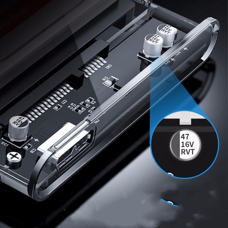 ORICO 2.5" USB 3.0 Festplattengehäuse transparent