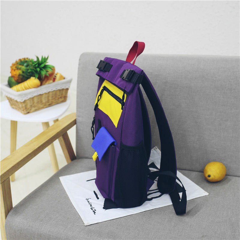 Rucksack mit Kontrastfarben – Bild 2 | LuxeStyle