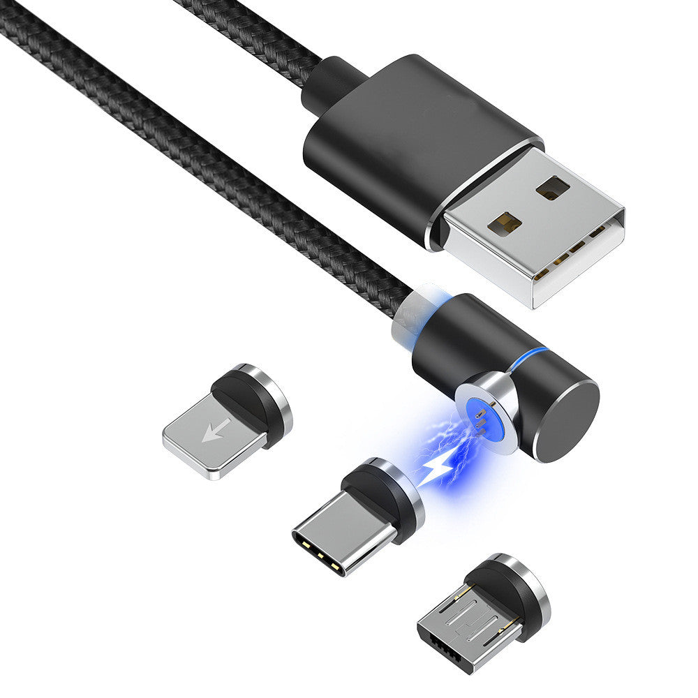 Magnetisches LED-Ladekabel für USB-C & iPhone
