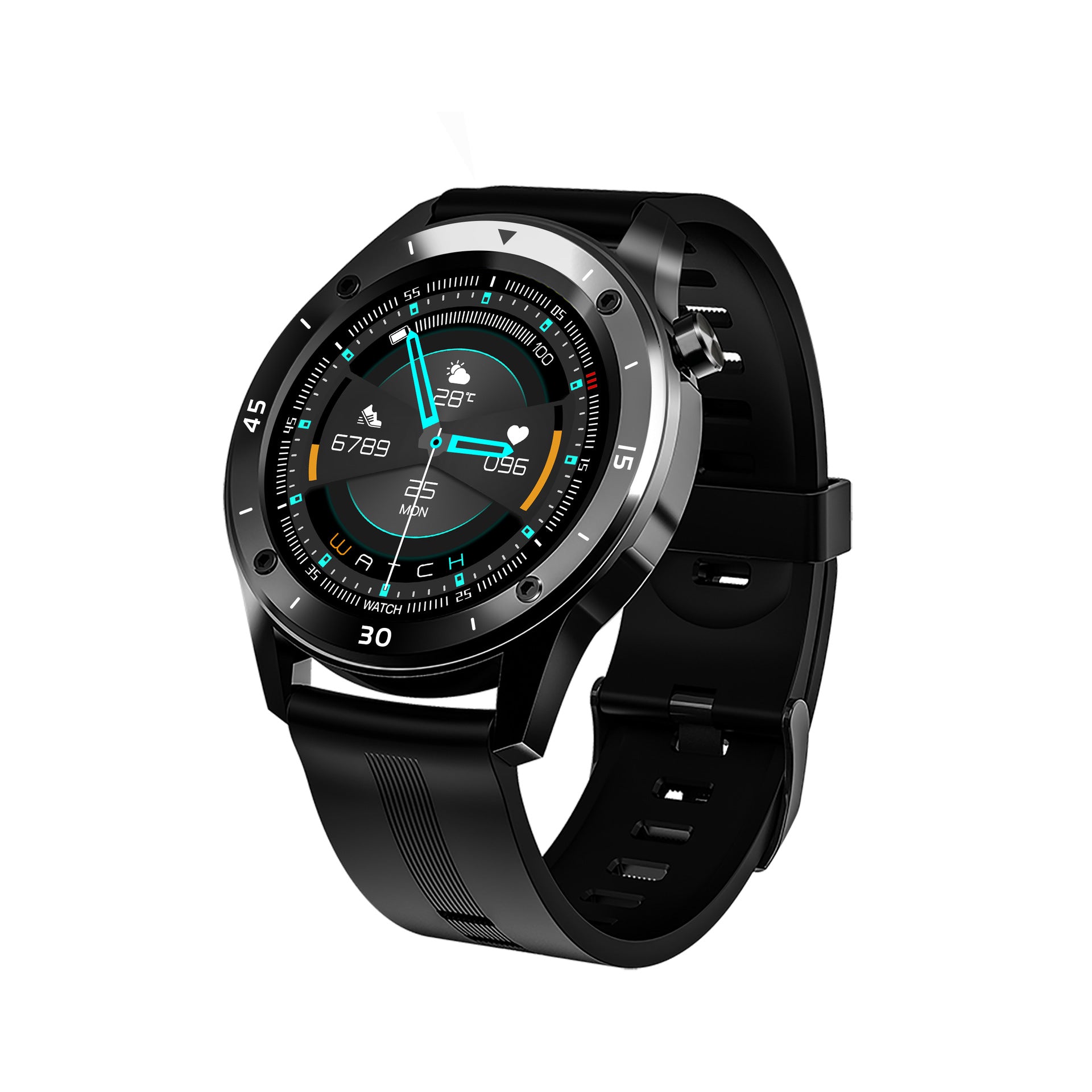 Wasserdichte Pedometer Smartwatch für iOS/Android