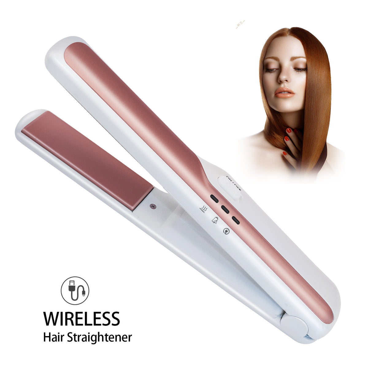Kabelloser USB-Haarglätter – Bild 6 | LuxeStyle