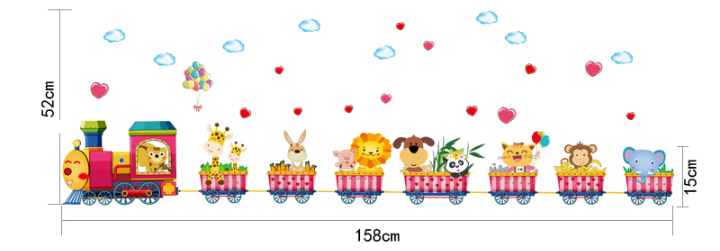 Kinder Cartoon Wandaufkleber – gross, wasserdicht – Bild 3 | LuxeStyle