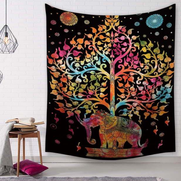 Wandteppich Elefantendruck | LuxeStyle