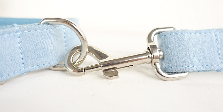 Hundeleine-Set – Polyester, hellblau – Bild 5 | LuxeStyle