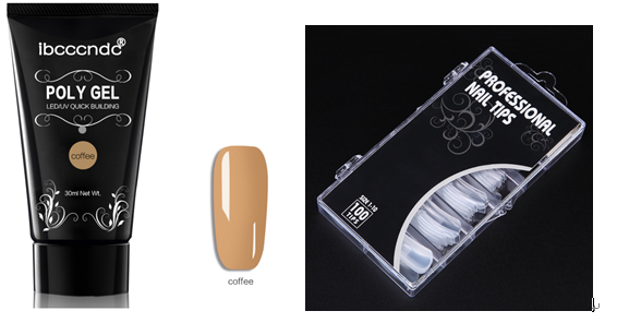 Painless Crystal Gel Nagelverlängerungs-Set