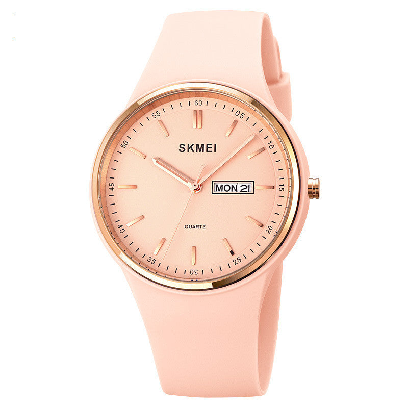 Silikon-Quarzuhr für Damen mit Kalender – Bild 6 | LuxeStyle