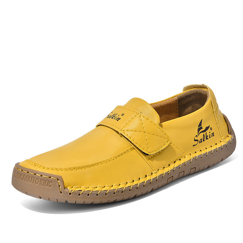Herren Leder-Halbschuhe mit Handnaht – Bild 5 | LuxeStyle