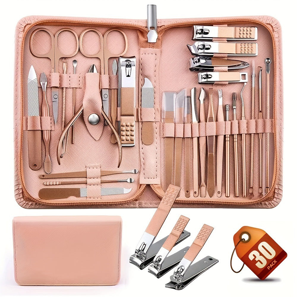 30-teiliges Nagelpflege-Set für Zuhause