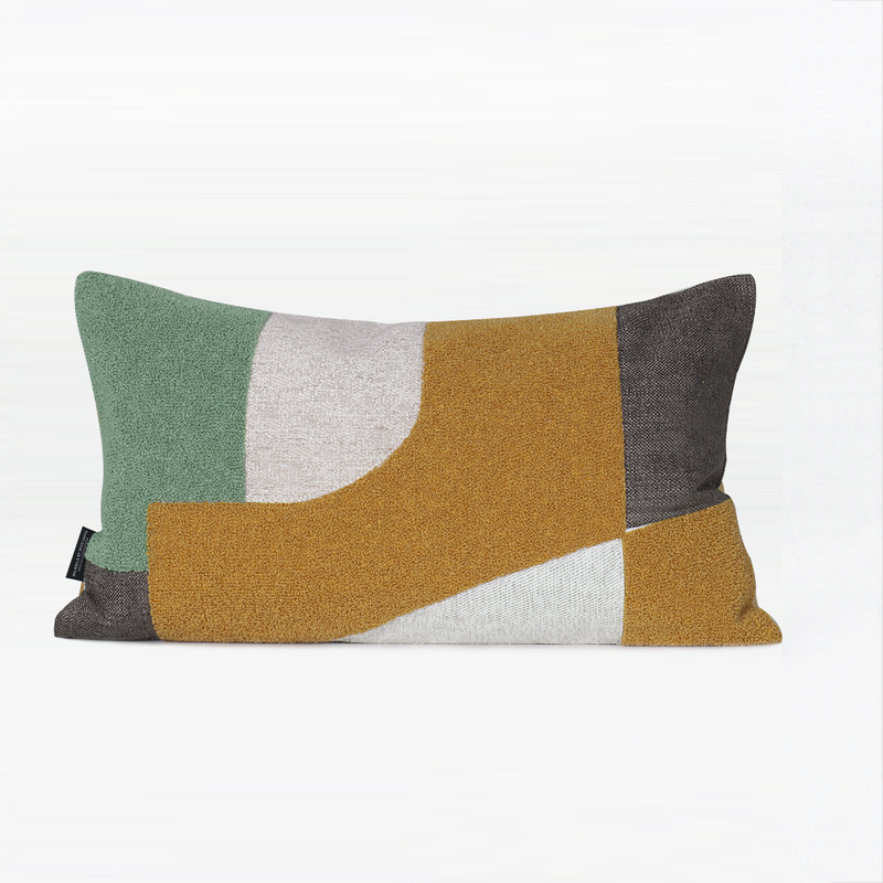 Quadratisches Kissen mit Stickerei – Bild 5 | LuxeStyle