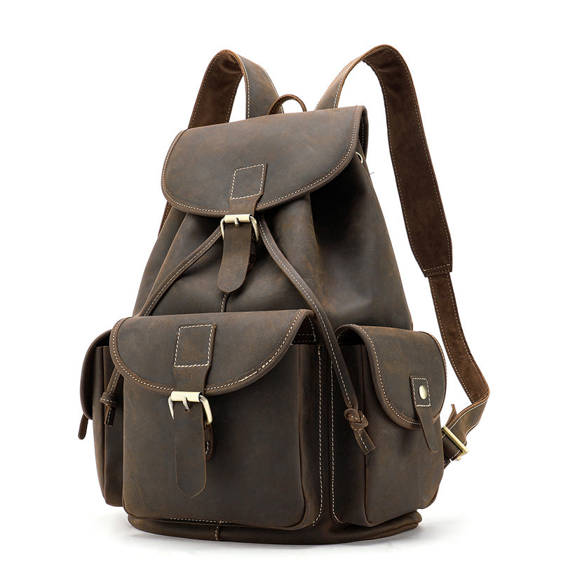 Lederrucksack mit 20L Volumen | LuxeStyle