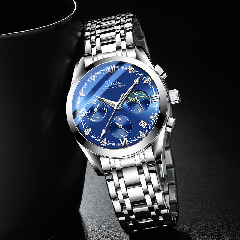 Sportuhr mit Quarzwerk, 42 mm Zifferblatt – Bild 4 | LuxeStyle