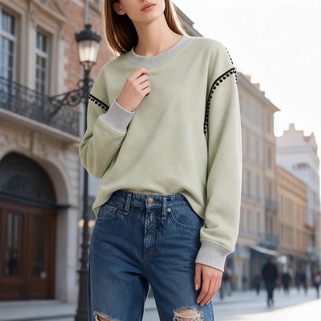 Retro Sportswear mit Kontrastfarben