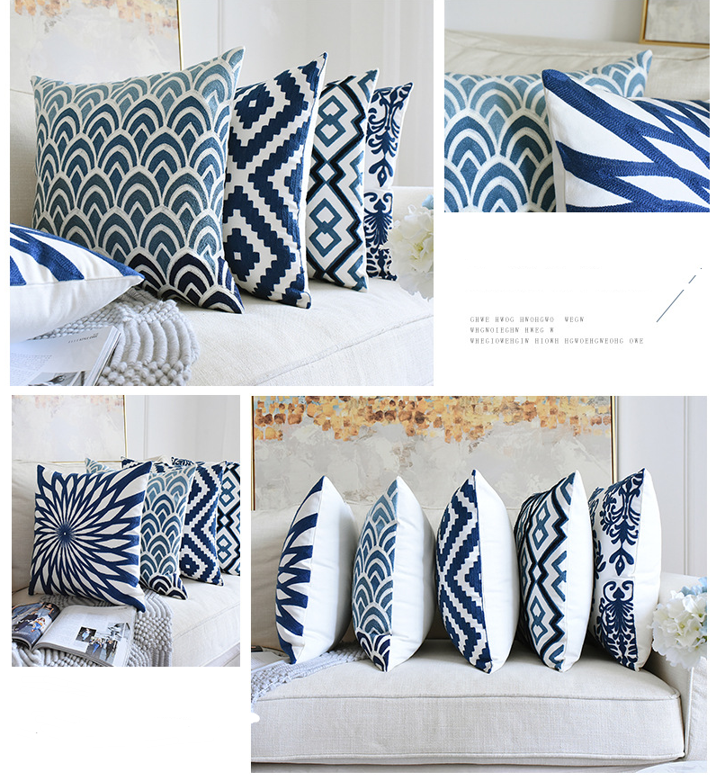 Klassischer Kissenbezug mit Stickerei – Bild 6 | LuxeStyle