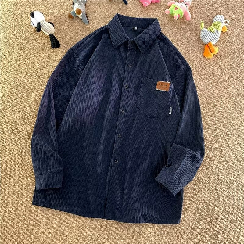 Retro Streetwear Hemdjacke für Herren – Bild 2 | LuxeStyle