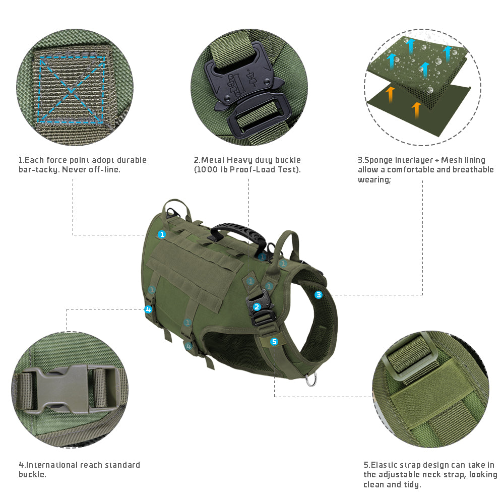 Hund Outdoor Weste, wasserabweisend | LuxeStyle