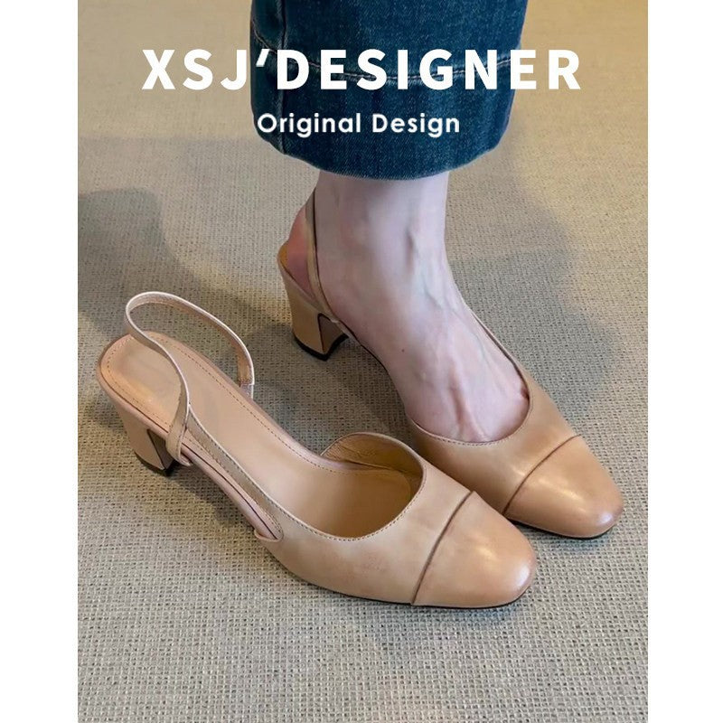Chunky-heel Pumps mit Rundzehen – Bild 6 | LuxeStyle