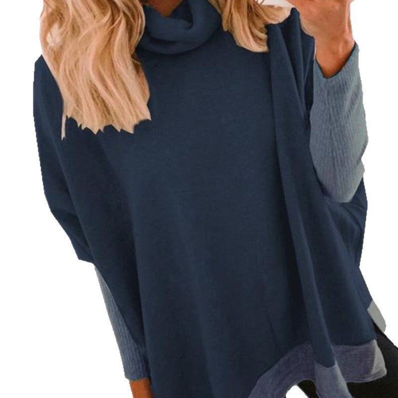 Strickpullover mit Stehkragen für Damen