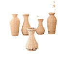 Geflochtene Vase aus Pflanzenfasern | LuxeStyle