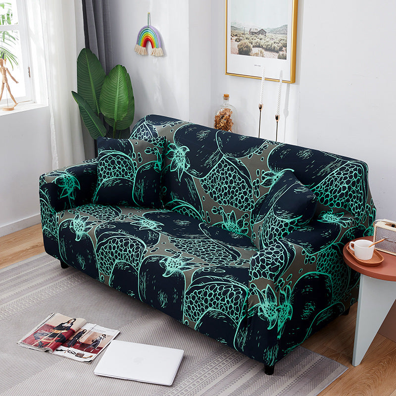 Gedruckter Multifunktioneller Strick Dehnbarer Sofa-Bett-Bezug