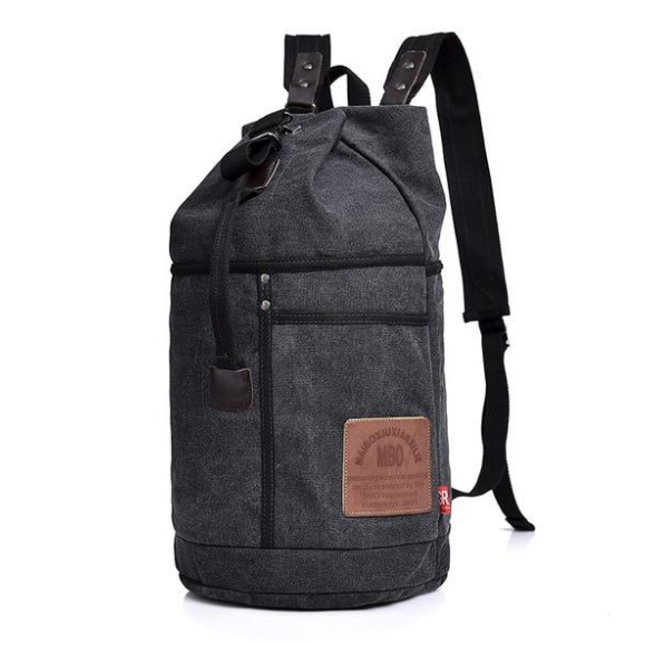 Grosses Canvas-Rucksack mit Buchstaben-Print – Bild 6 | LuxeStyle