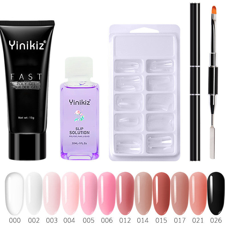 Poly Extension Nail Gel Set – 12 Farben