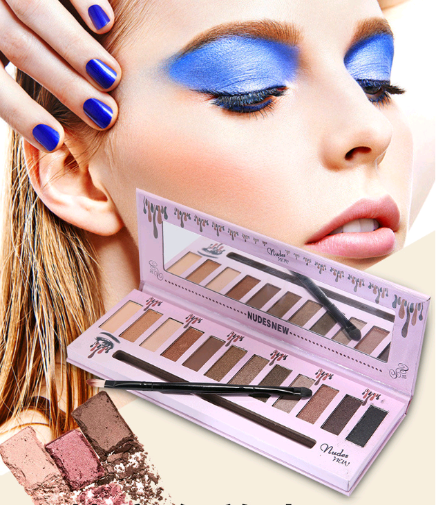 Kelly Lidschatten-Palette, 12 Farben matt – Bild 3 | LuxeStyle