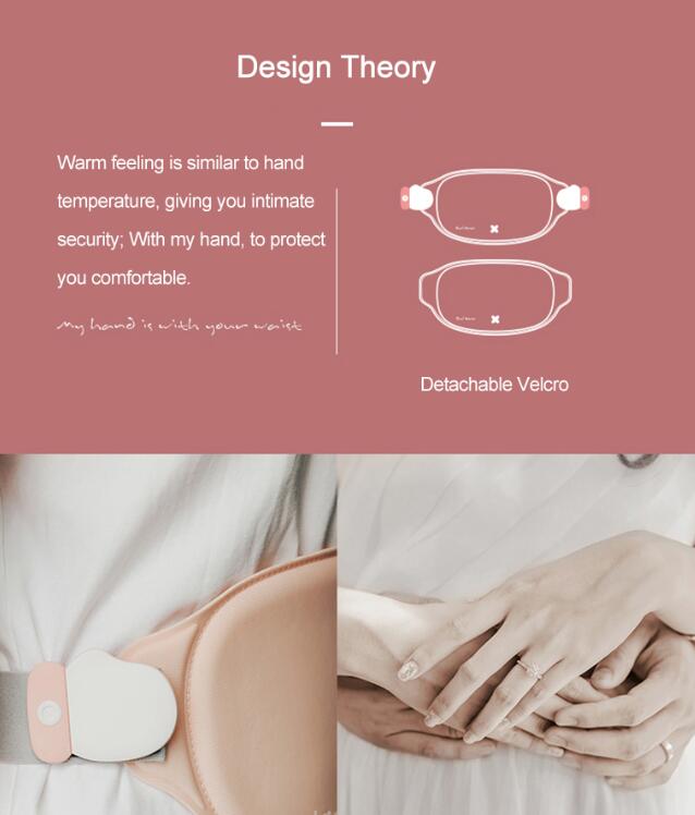 Wiederaufladbarer Wärme-Massagegurt für Menstruationsschmerzen – Bild 2 | LuxeStyle